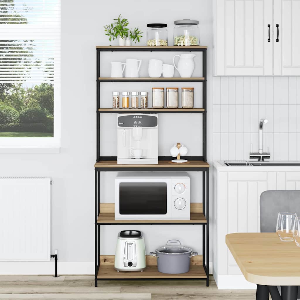 Étagère de cuisine Chêne artisanal 80 x 40 x 168 cm - XIOS