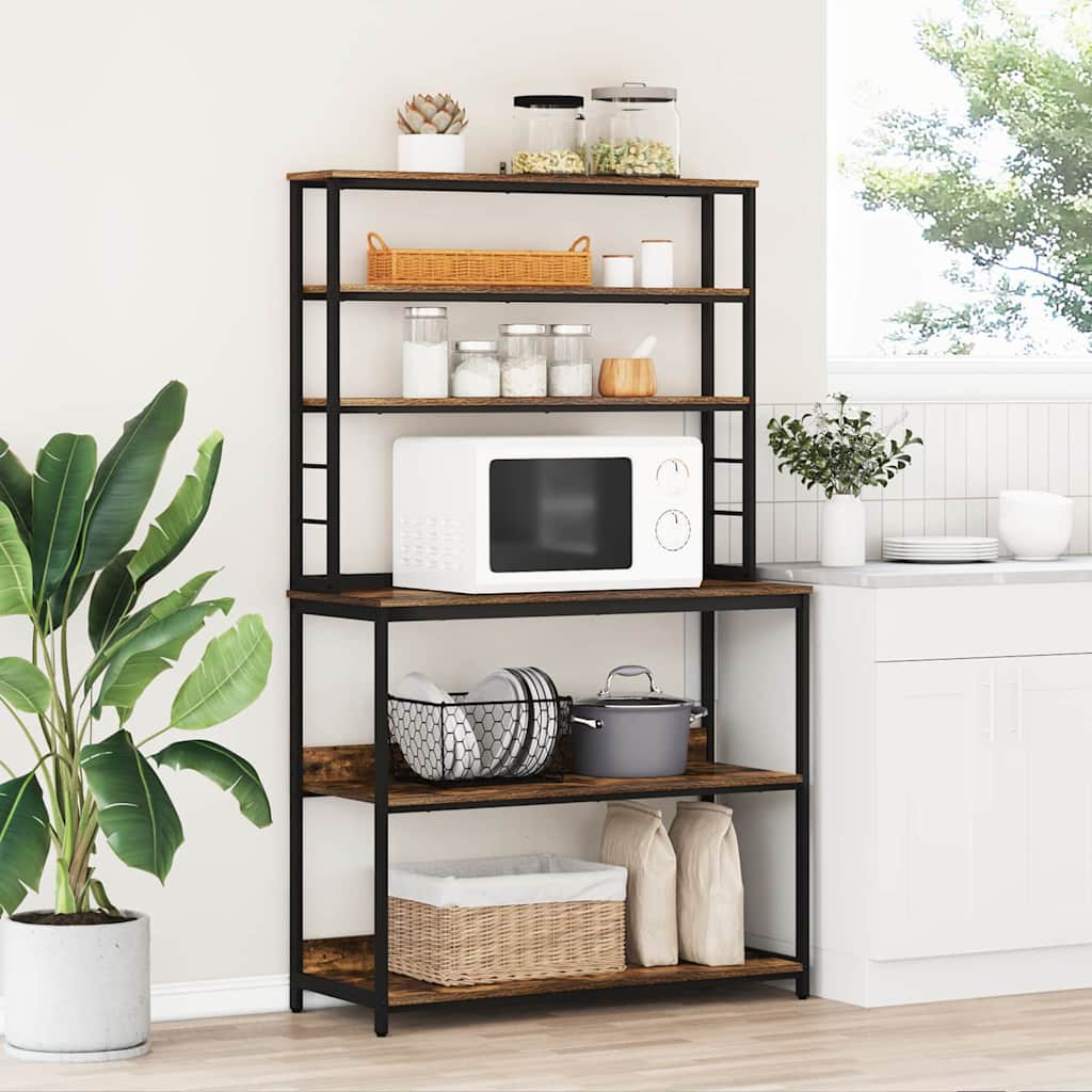 Étagère de cuisine Chêne fumé 100 x 40 x 168 cm - XIOS