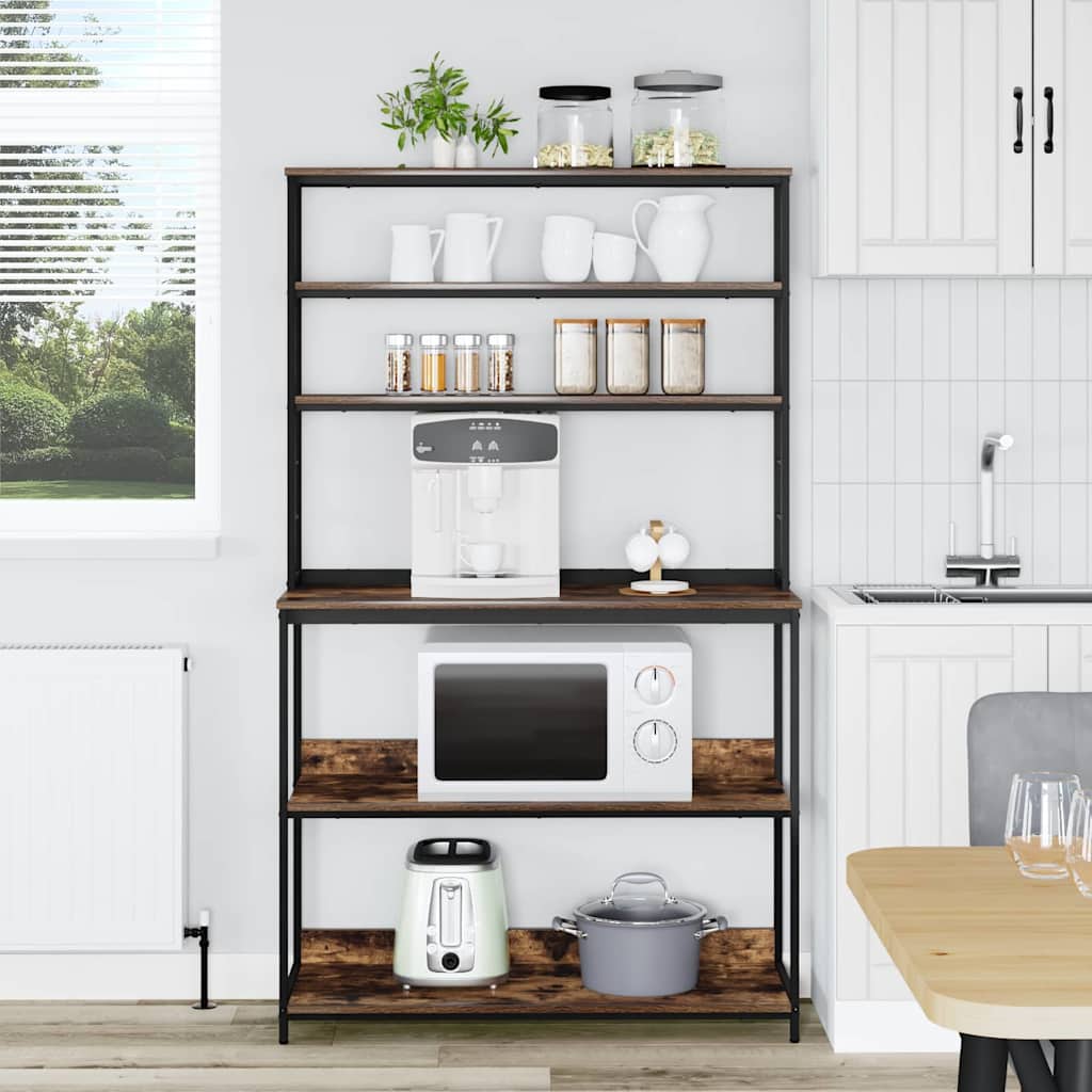 Étagère de cuisine Chêne fumé 100 x 40 x 168 cm - XIOS