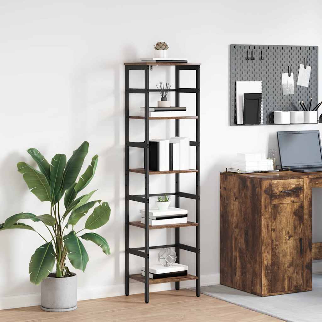 Étagère Chêne fumé 40 x 29,5 x 149 cm Bois d'ingénierie - XIOS