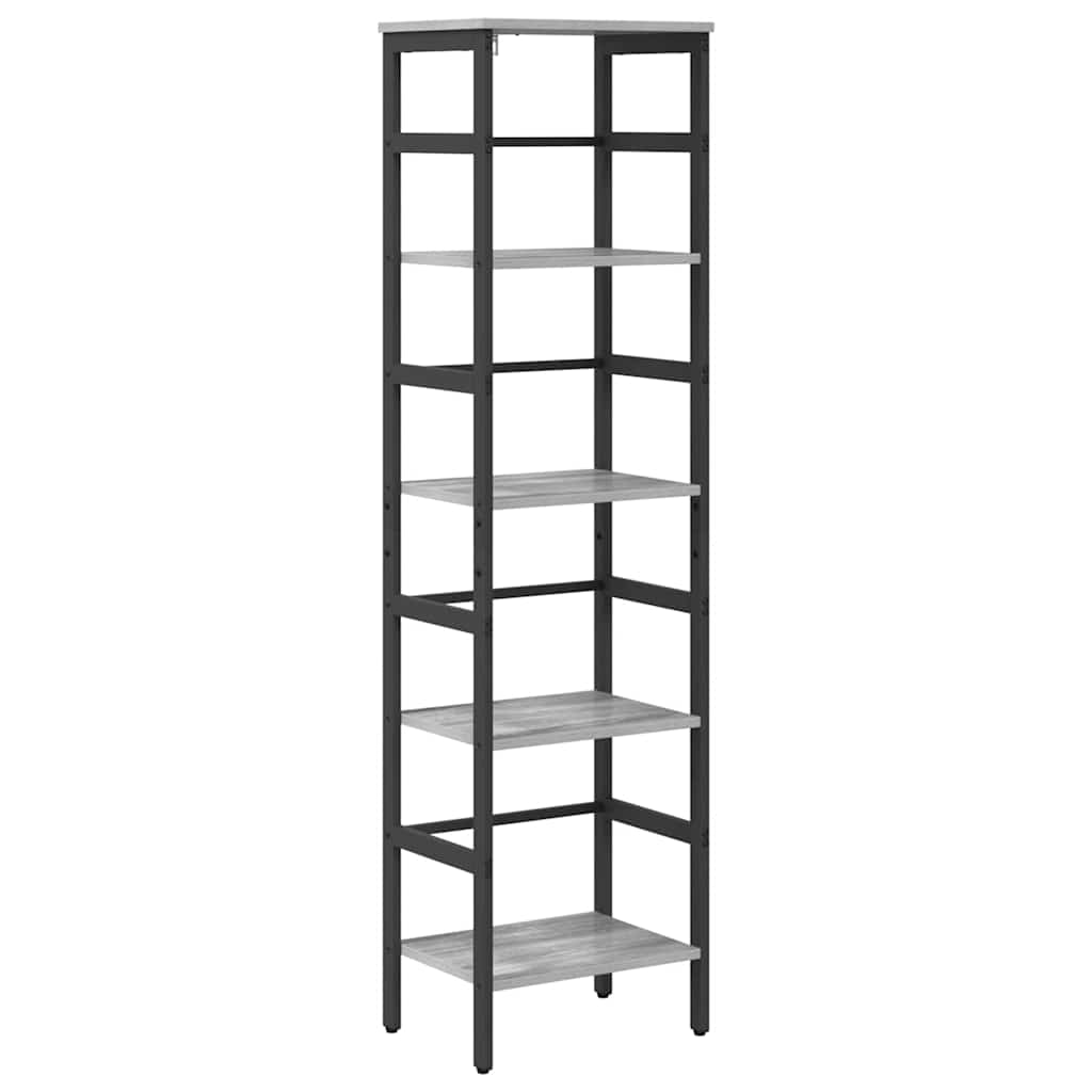 Étagère Gris Sonoma 40 x 29,5 x 149 cm Bois d'ingénierie - XIOS
