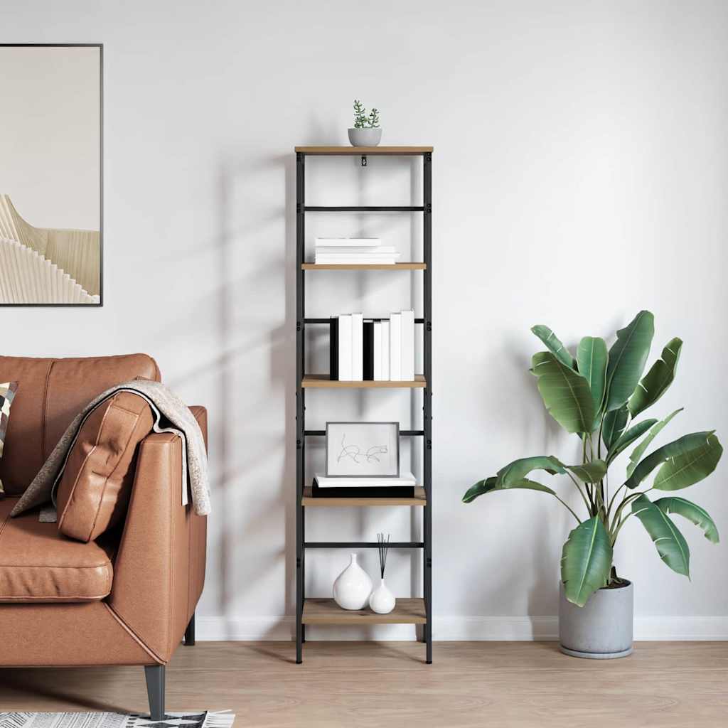 Étagère 4 niveaux 40 x 29,5 x 149 cm Bois d'ingénierie - XIOS