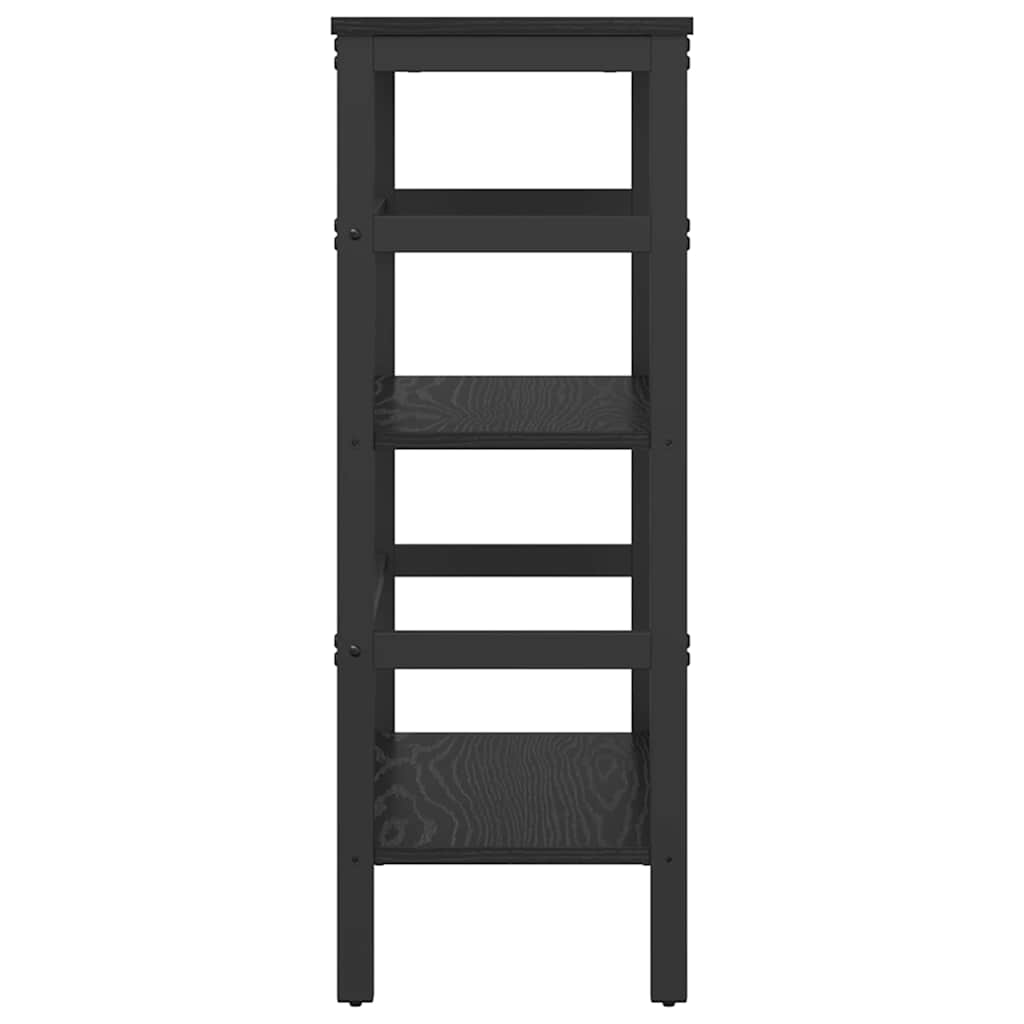 Étagère Chêne noir 60 x 29,5 x 81 cm Bois d'ingénierie - XIOS
