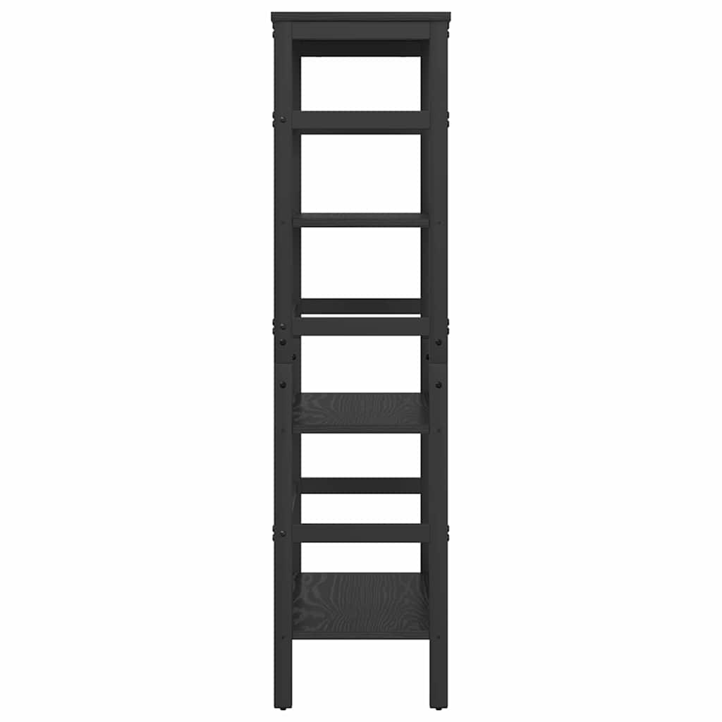 Étagère Chêne noir 60 x 29,5 x 115 cm Bois d'ingénierie - XIOS