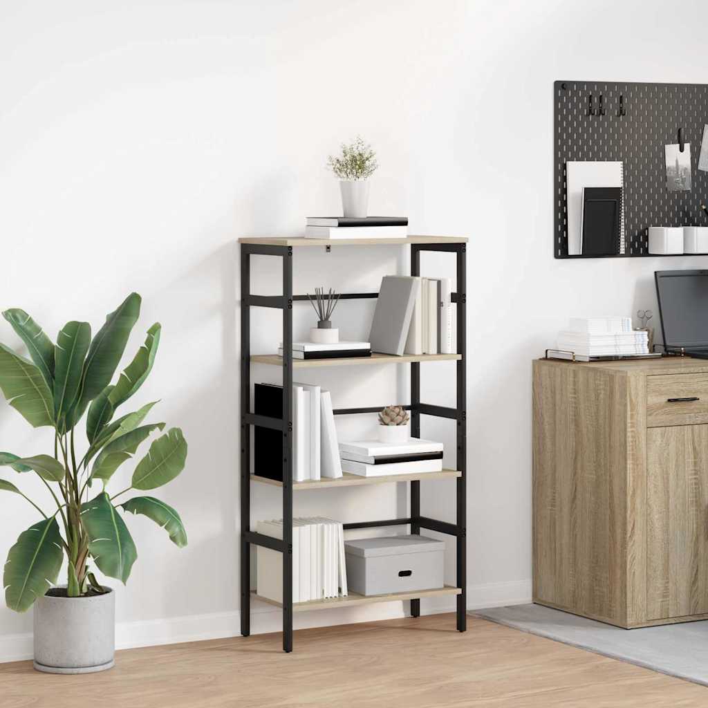Étagère Chêne Sonoma 60 x 29,5 x 115 cm Bois d'ingénierie - XIOS