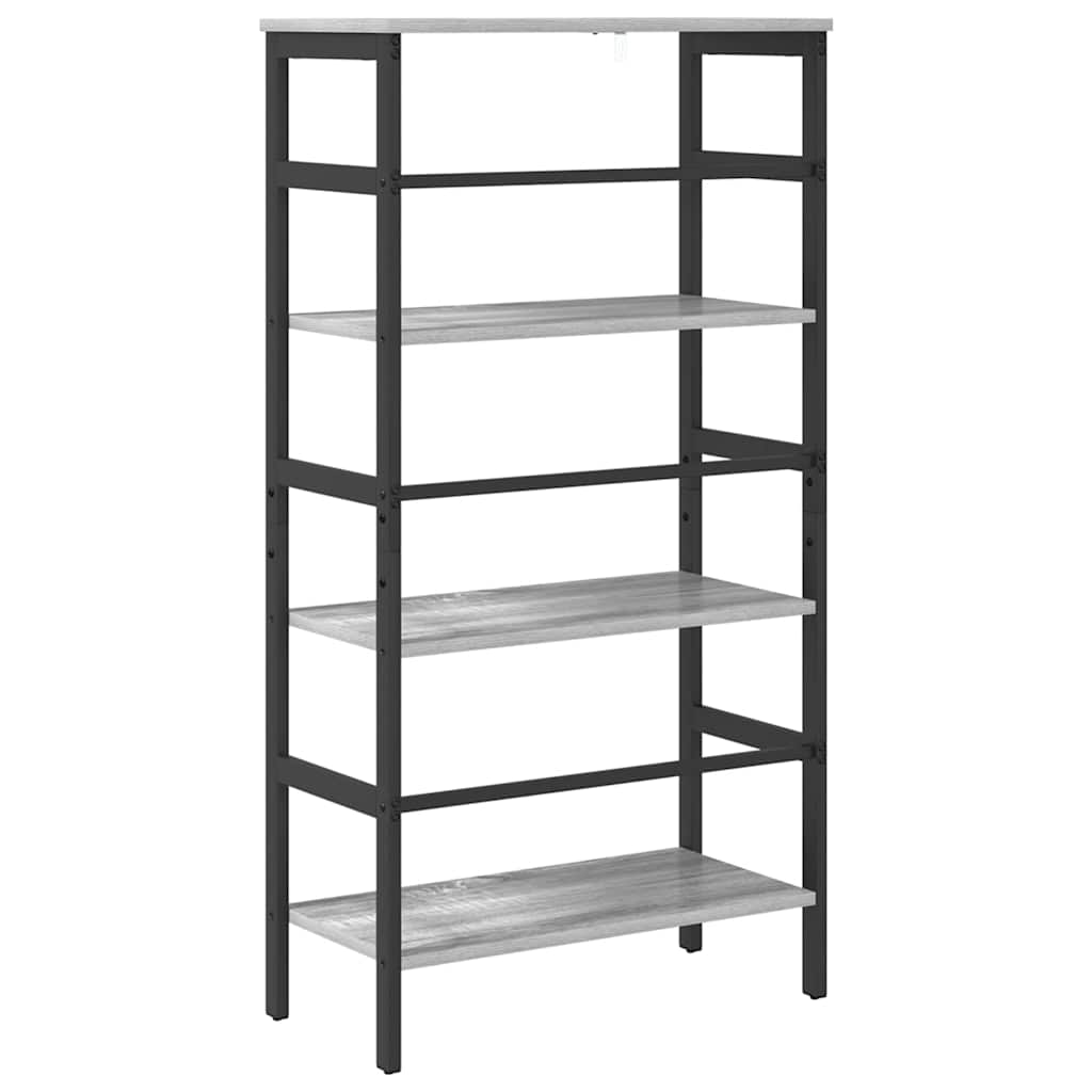 Étagère Gris Sonoma 60 x 29,5 x 115 cm Bois d'ingénierie - XIOS