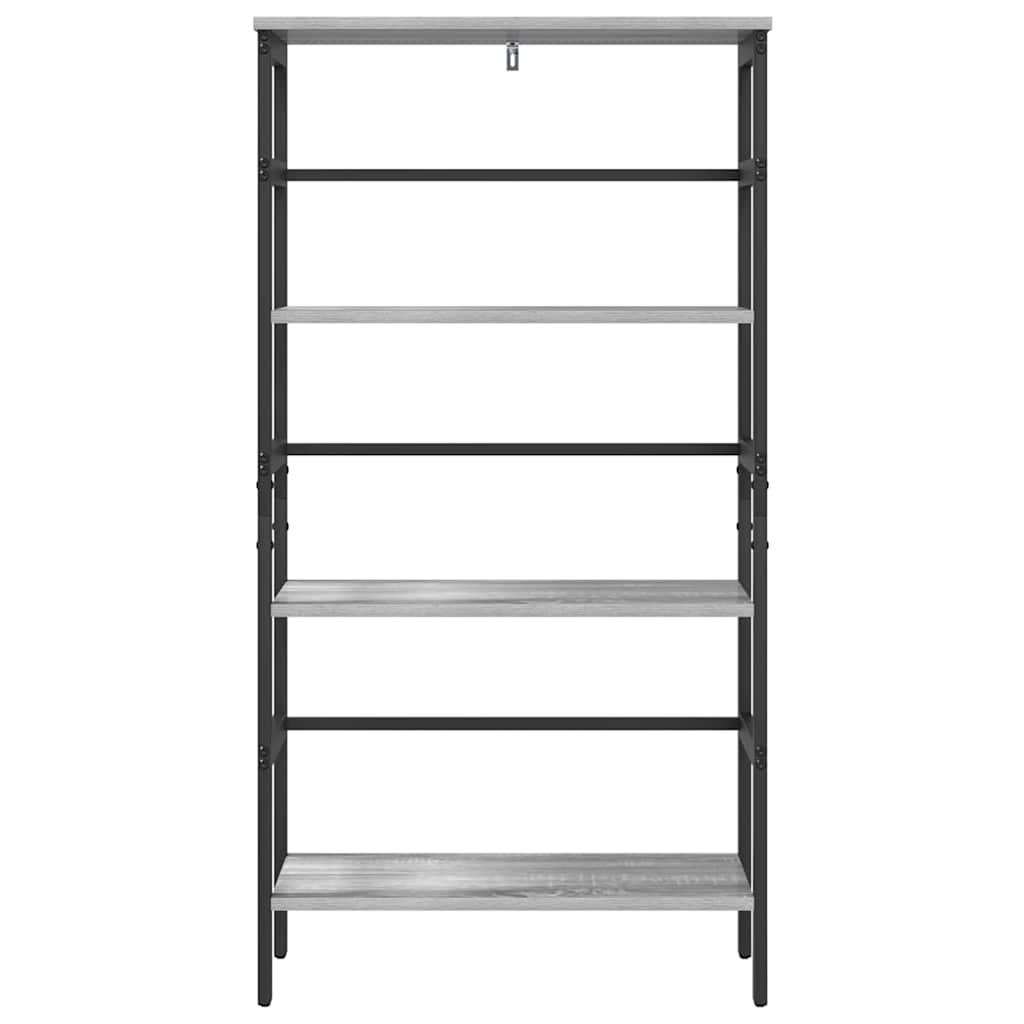 Étagère Gris Sonoma 60 x 29,5 x 115 cm Bois d'ingénierie - XIOS