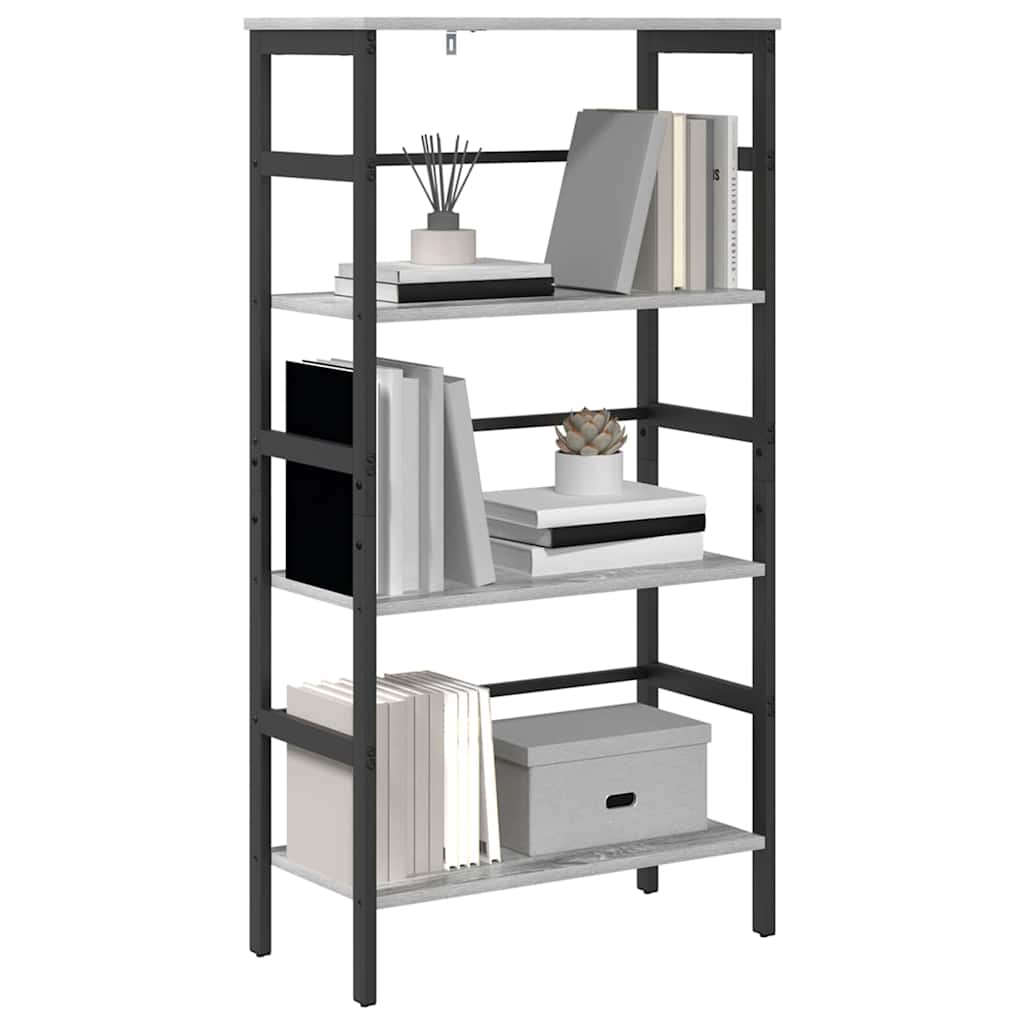 Étagère Gris Sonoma 60 x 29,5 x 115 cm Bois d'ingénierie - XIOS
