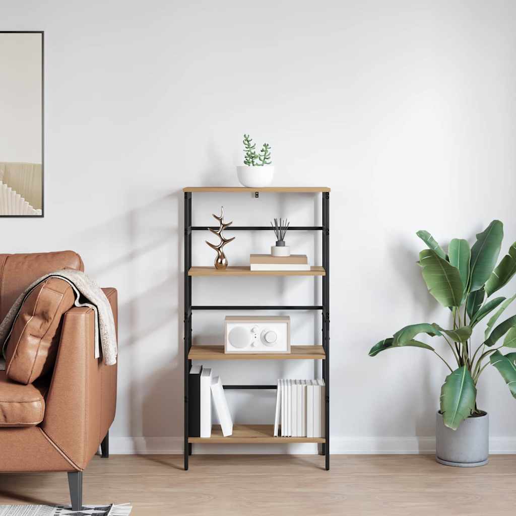 Étagère Chêne artisanal 60 x 29,5 x 115 cm Bois d'ingénierie - XIOS