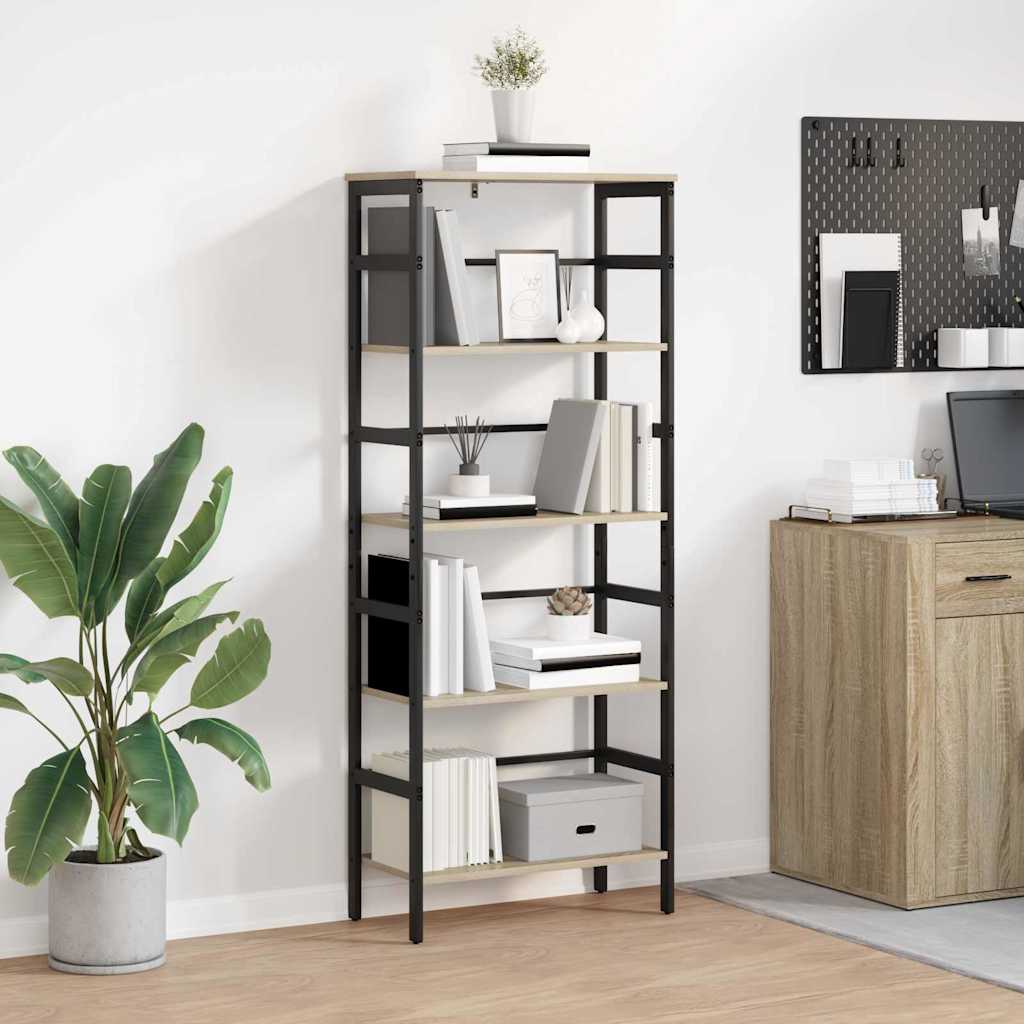 Étagère Chêne Sonoma 60 x 29,5 x 149 cm Bois d'ingénierie - XIOS