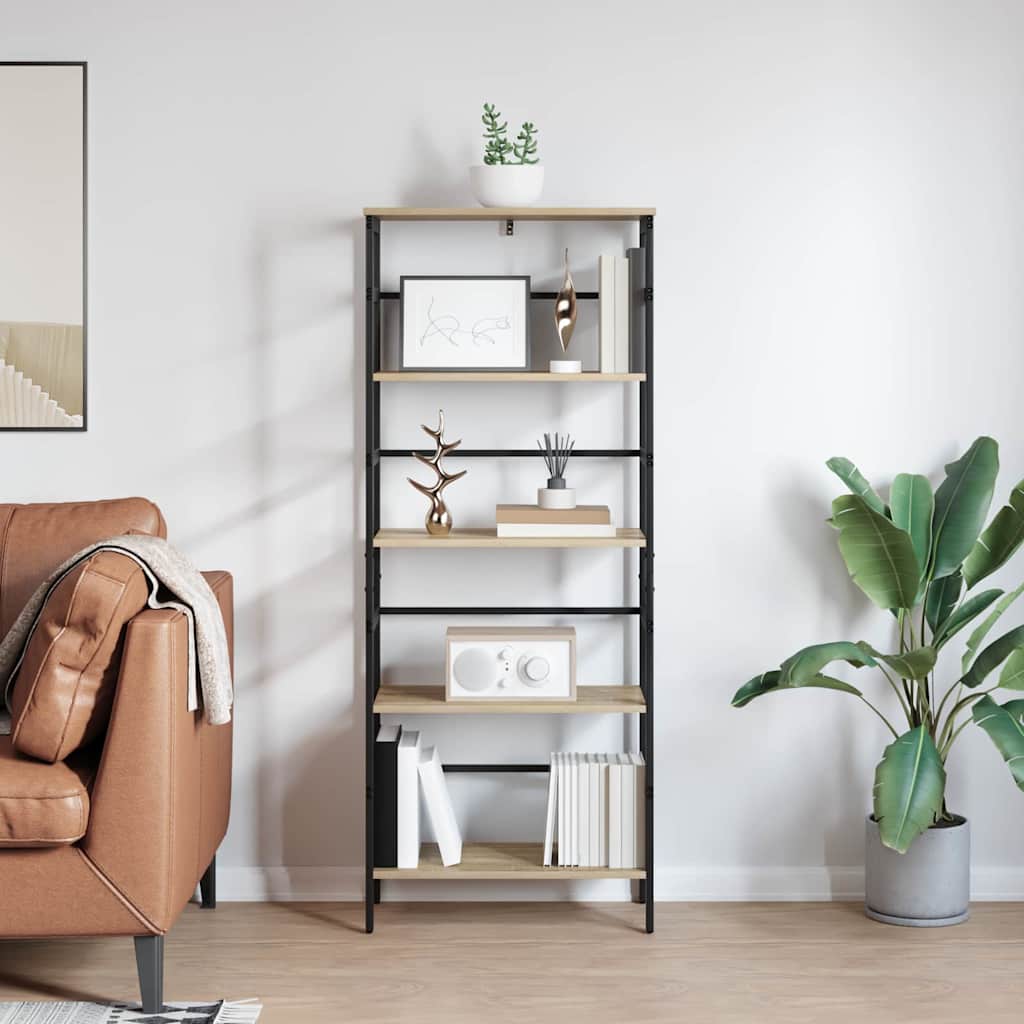 Étagère Chêne Sonoma 60 x 29,5 x 149 cm Bois d'ingénierie - XIOS