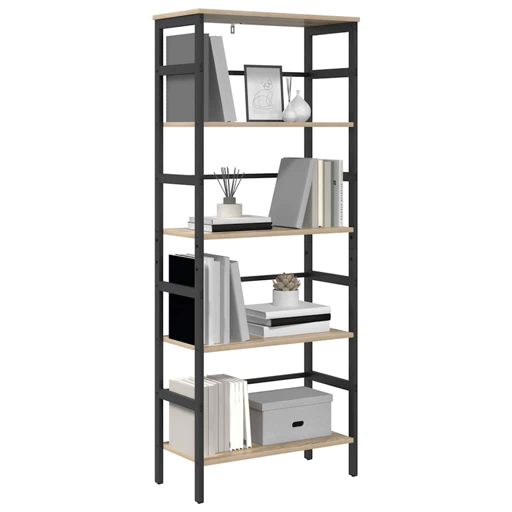 Étagère Chêne Sonoma 60 x 29,5 x 149 cm Bois d'ingénierie - XIOS