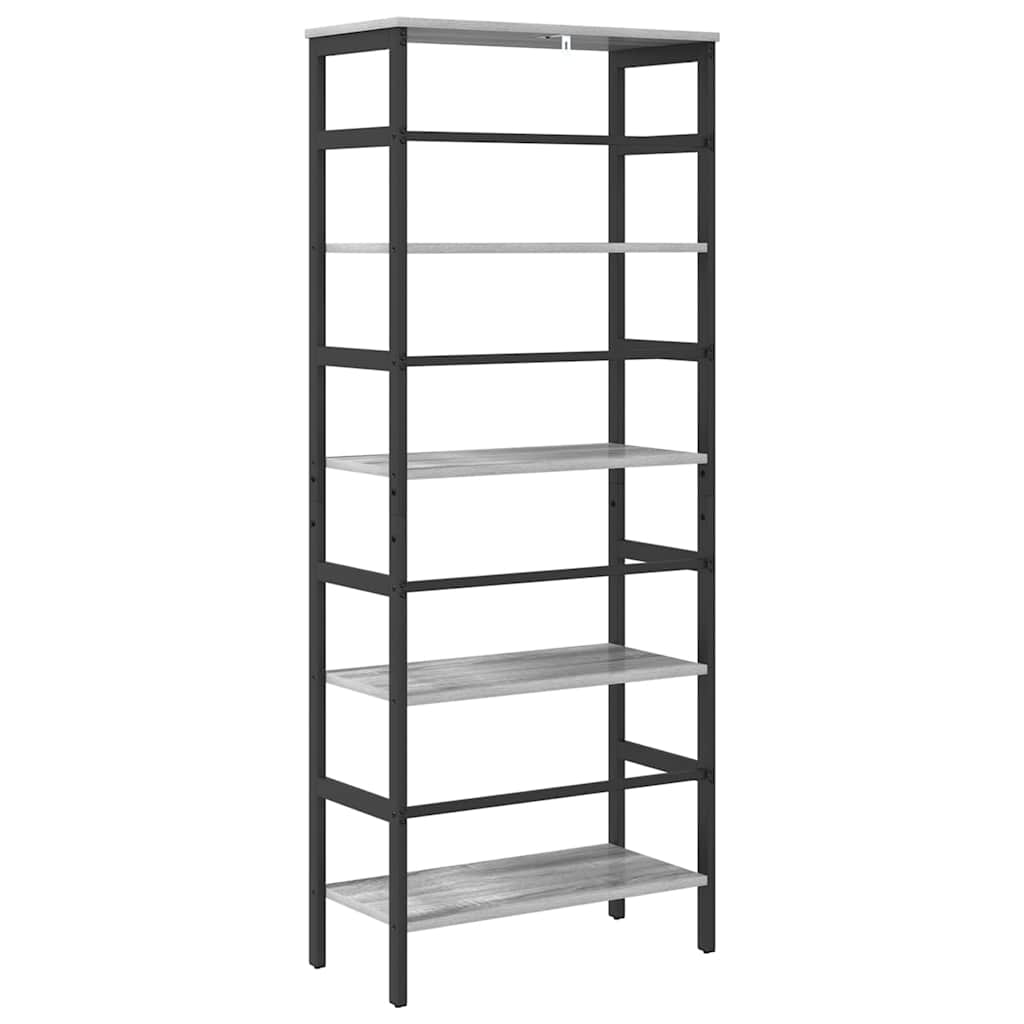 Étagère Gris Sonoma 60 x 29,5 x 149 cm Bois d'ingénierie - XIOS