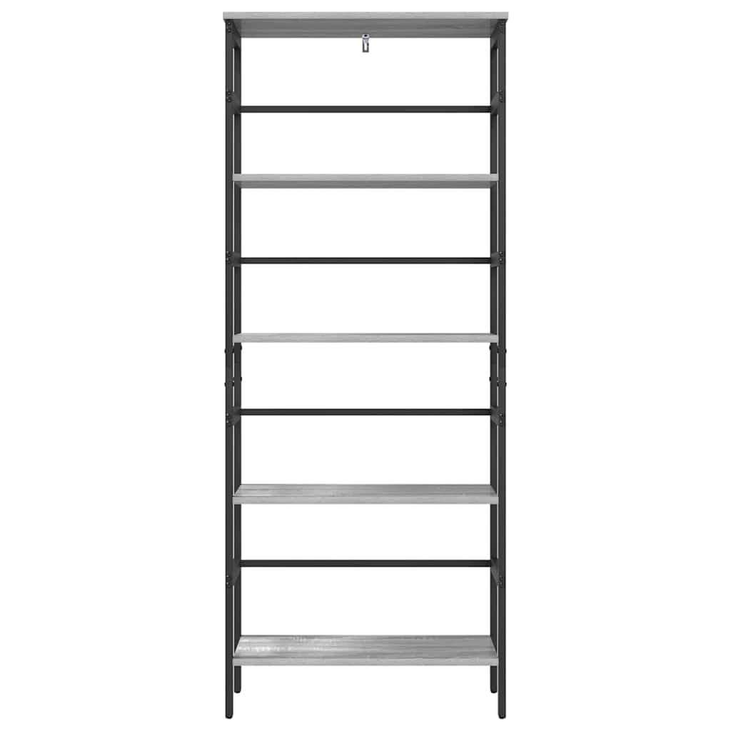 Étagère Gris Sonoma 60 x 29,5 x 149 cm Bois d'ingénierie - XIOS