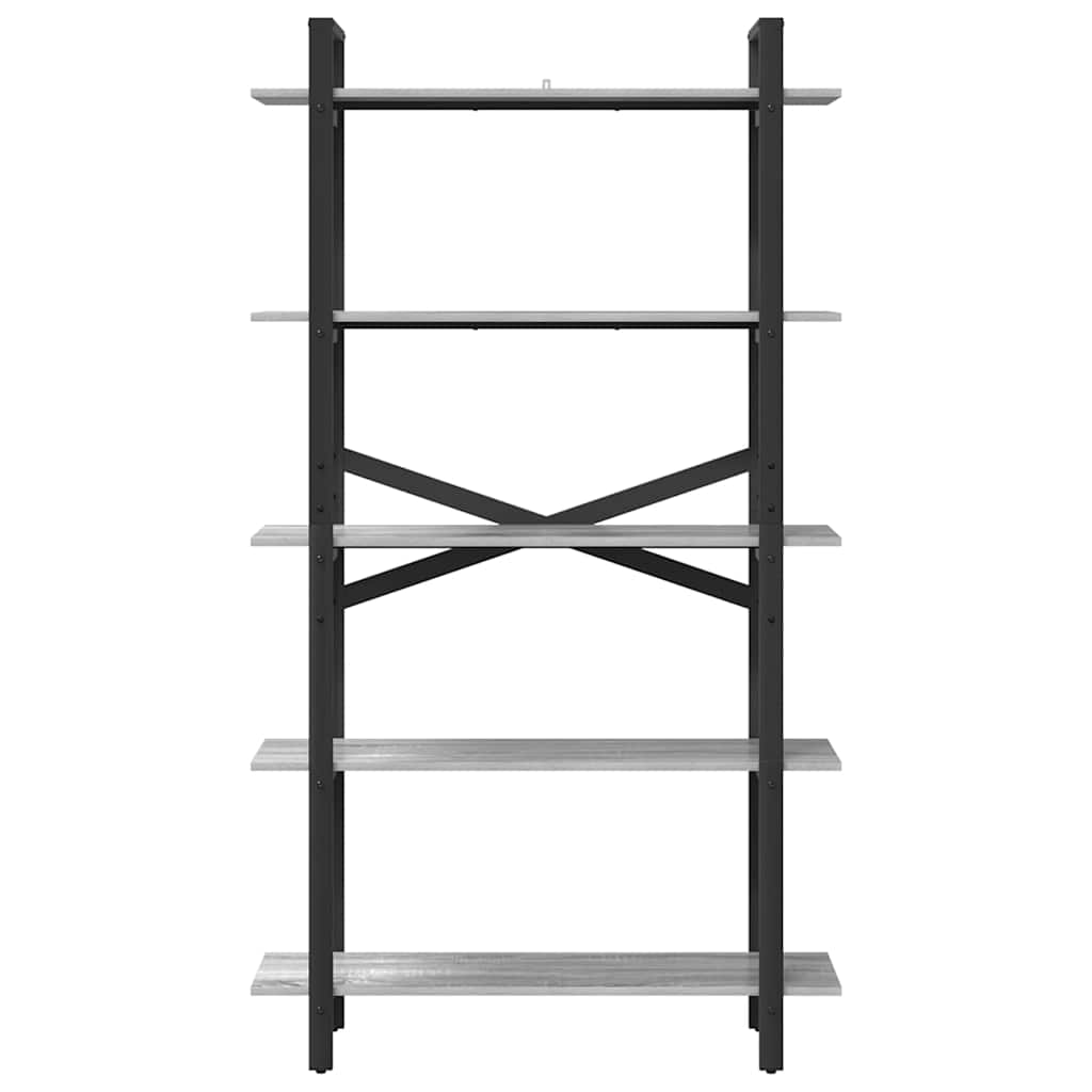 Étagère Gris Sonoma 100 x 33,5 x 178 cm Bois d'ingénierie - XIOS