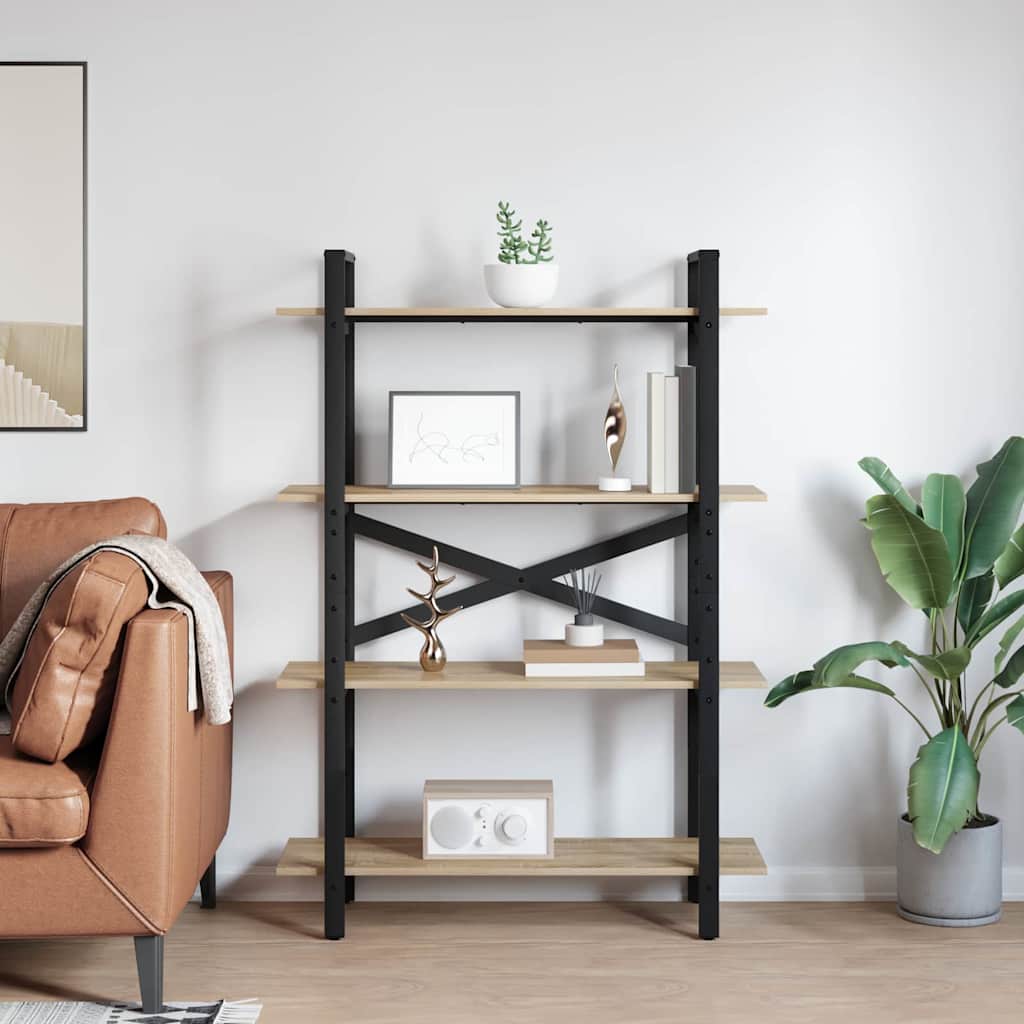 Étagère Chêne Sonoma 100 x 33,5 x 140 cm Bois d'ingénierie - XIOS