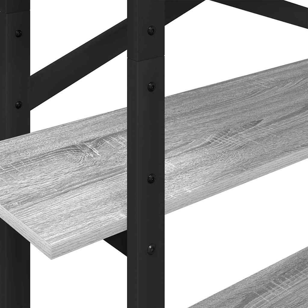 Étagère Gris Sonoma 100 x 33,5 x 140 cm Bois d'ingénierie - XIOS