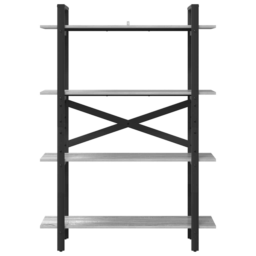Étagère Gris Sonoma 100 x 33,5 x 140 cm Bois d'ingénierie - XIOS