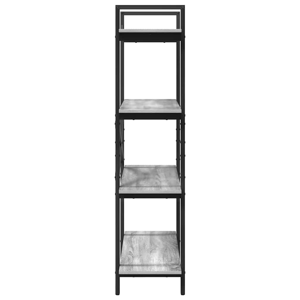 Étagère Gris Sonoma 100 x 33,5 x 140 cm Bois d'ingénierie - XIOS