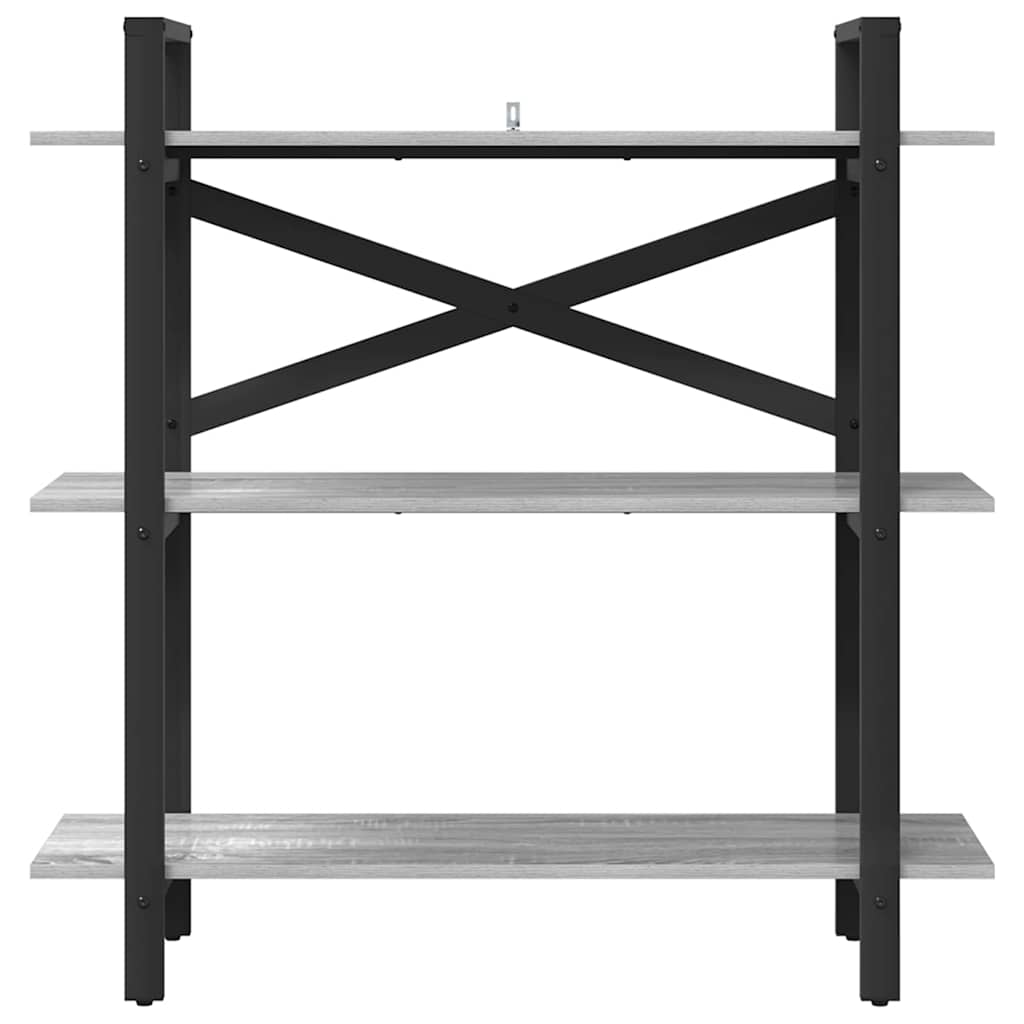 Étagère Gris Sonoma 100 x 33,5 x 102 cm Bois d'ingénierie - XIOS