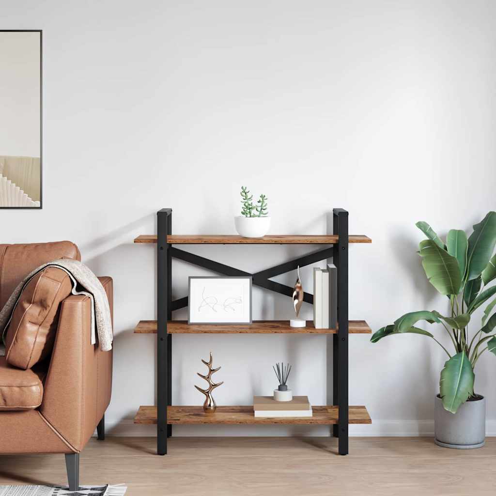 Étagère Bois Ancien 100 x 33,5 x 102 cm Bois d'ingénierie - XIOS