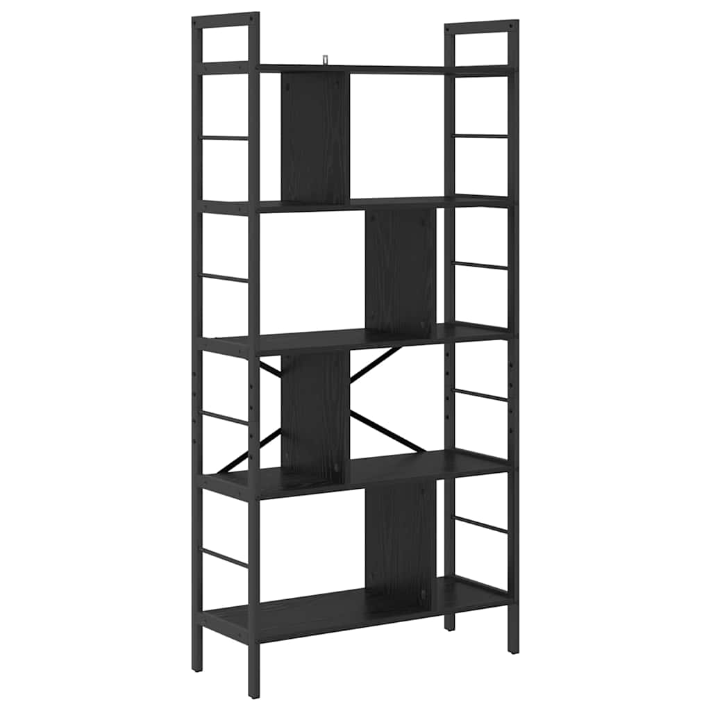 Étagère Chêne noir 75 x 30 x 156 cm Bois d'ingénierie - XIOS