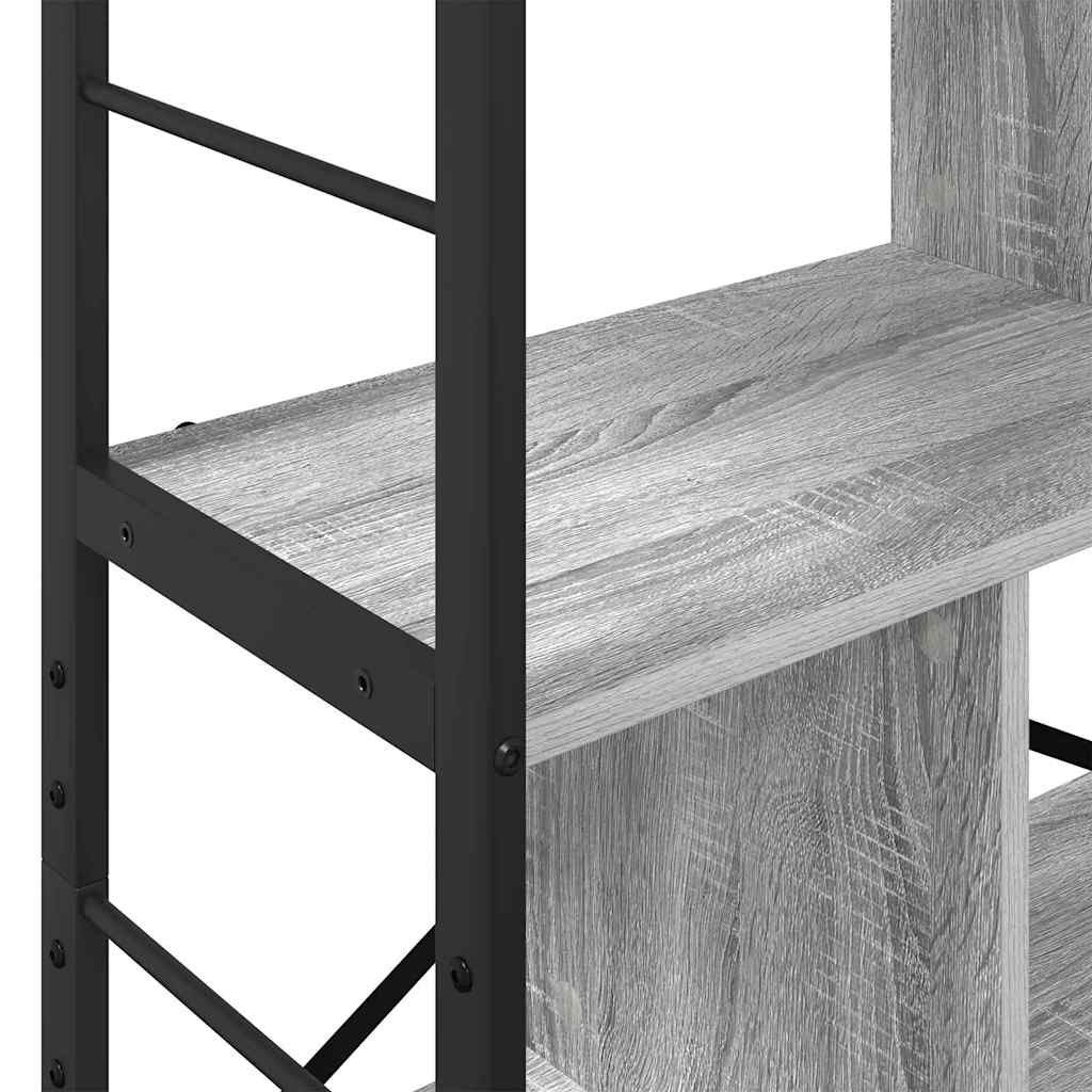 Étagère Gris Sonoma 75 x 30 x 156 cm Bois d'ingénierie - XIOS