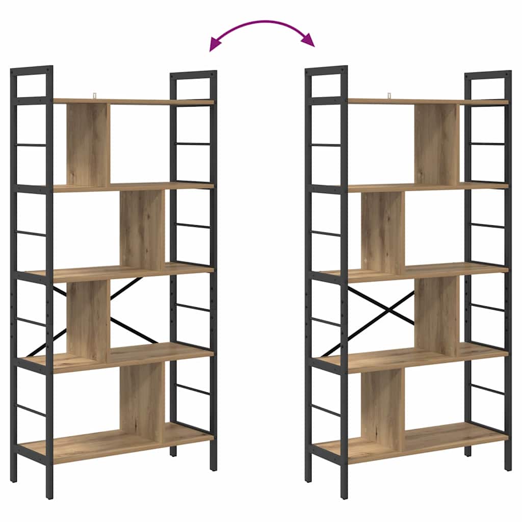 Étagère Chêne artisanal 75 x 30 x 156 cm Bois d'ingénierie - XIOS