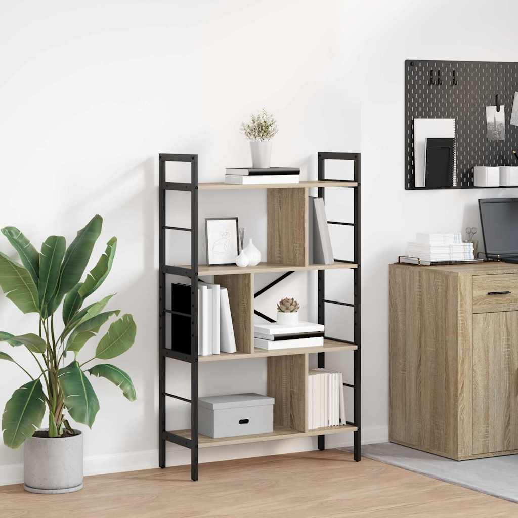 Étagère Chêne Sonoma 75 x 30 x 123,5 cm Bois d'ingénierie - XIOS