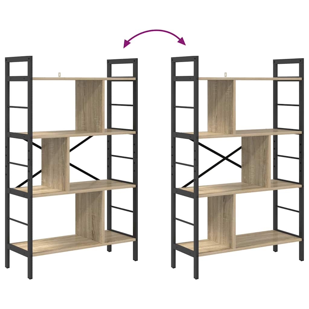 Étagère Chêne Sonoma 75 x 30 x 123,5 cm Bois d'ingénierie - XIOS