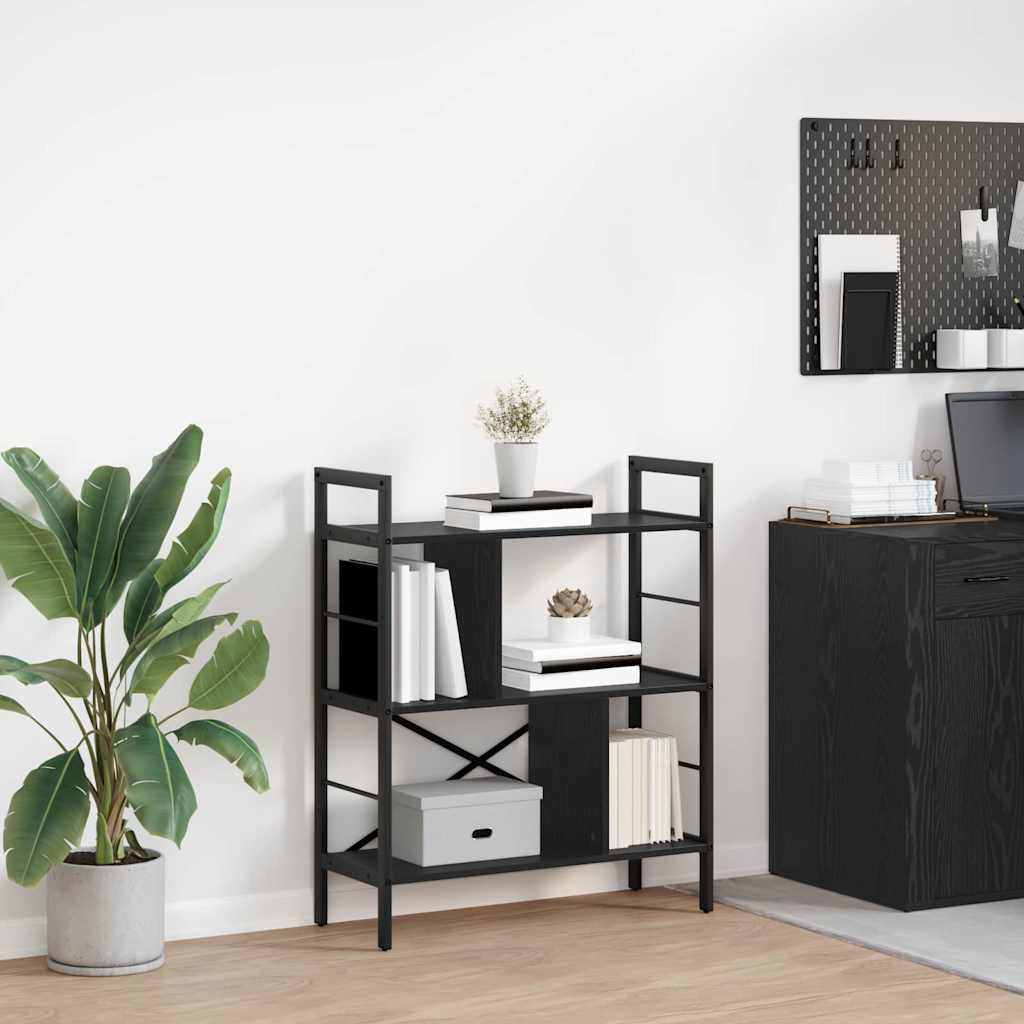 Étagère Chêne noir 75 x 30 x 91 cm Bois d'ingénierie - XIOS