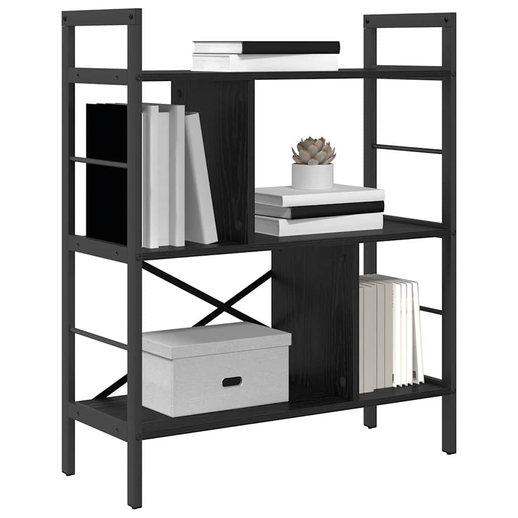 Étagère Chêne noir 75 x 30 x 91 cm Bois d'ingénierie - XIOS