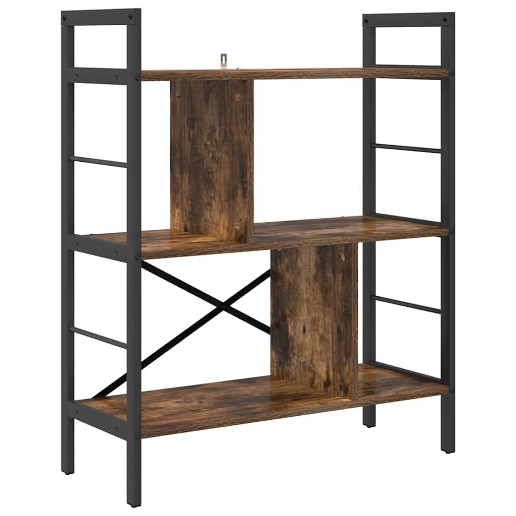Étagère Chêne fumé 75 x 30 x 91 cm Bois d'ingénierie - XIOS