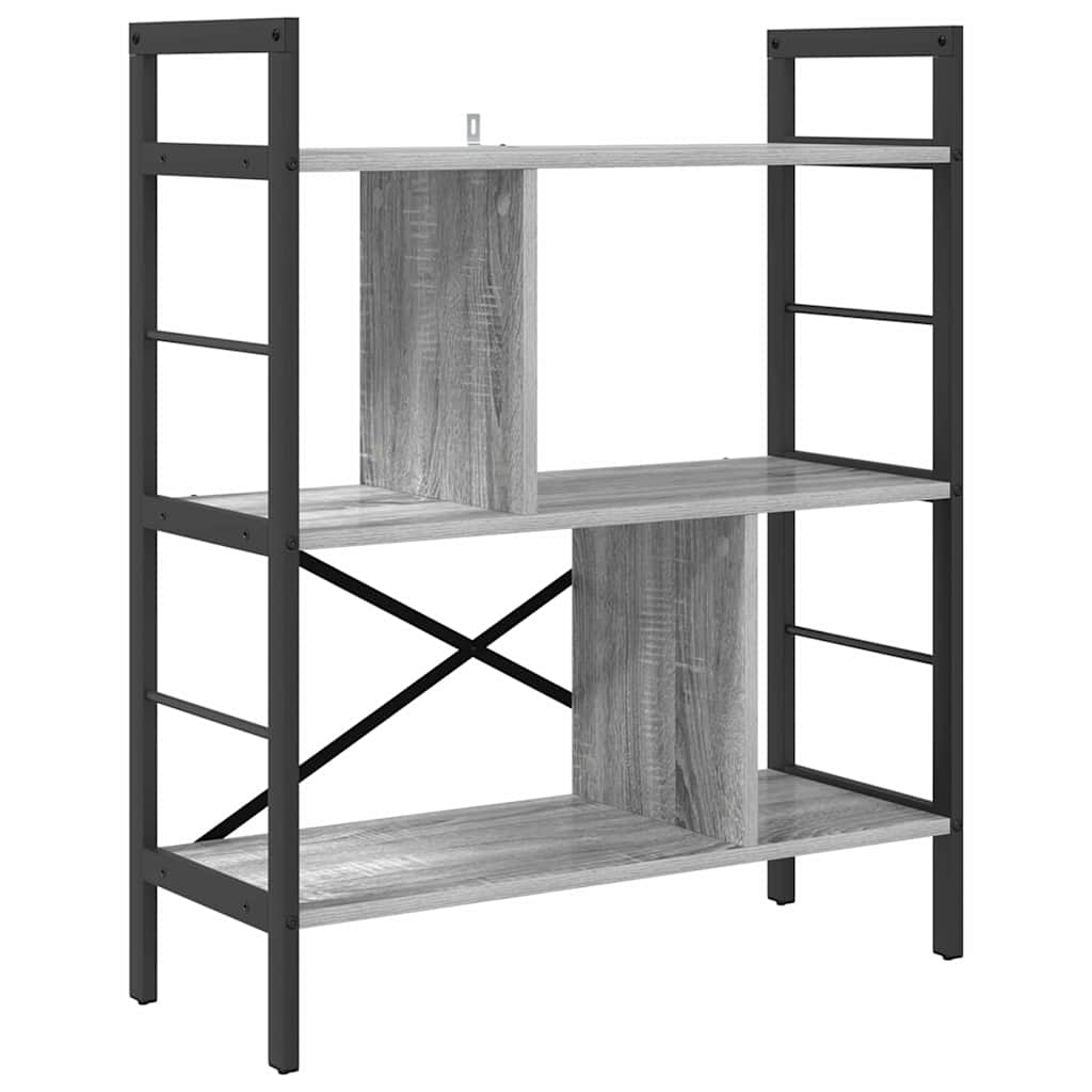 Étagère Gris Sonoma 75 x 30 x 91 cm Bois d'ingénierie - XIOS