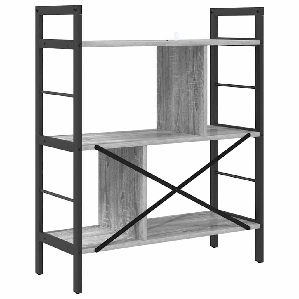 Étagère Gris Sonoma 75 x 30 x 91 cm Bois d'ingénierie - XIOS