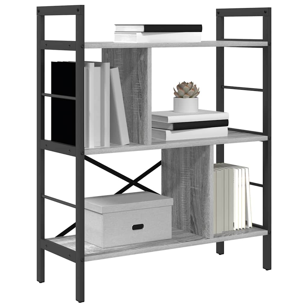 Étagère Gris Sonoma 75 x 30 x 91 cm Bois d'ingénierie - XIOS