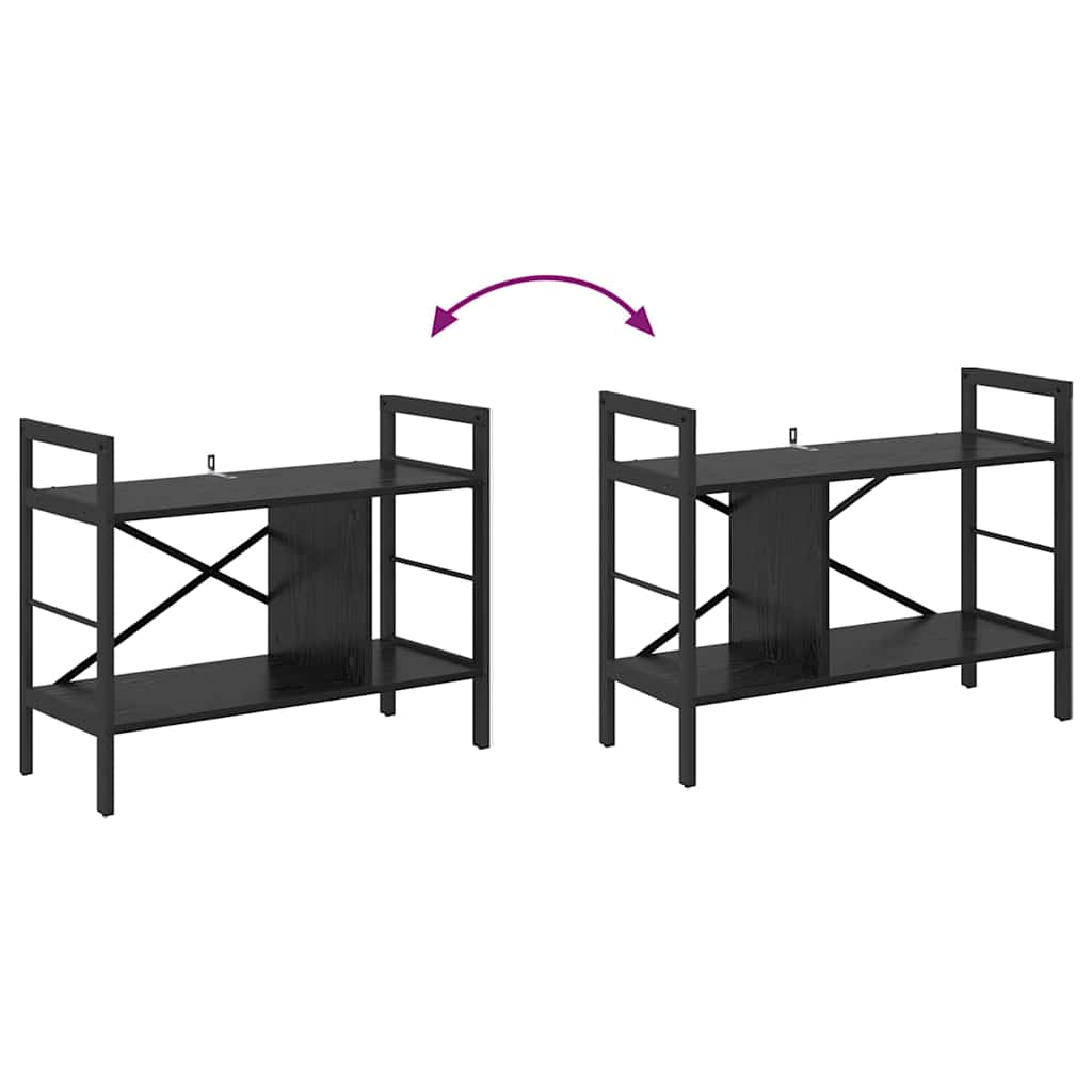 Étagère Chêne noir 75 x 30 x 58,5 cm Bois d'ingénierie - XIOS