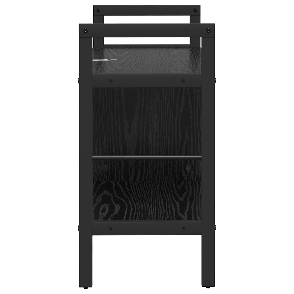 Étagère Chêne noir 75 x 30 x 58,5 cm Bois d'ingénierie - XIOS