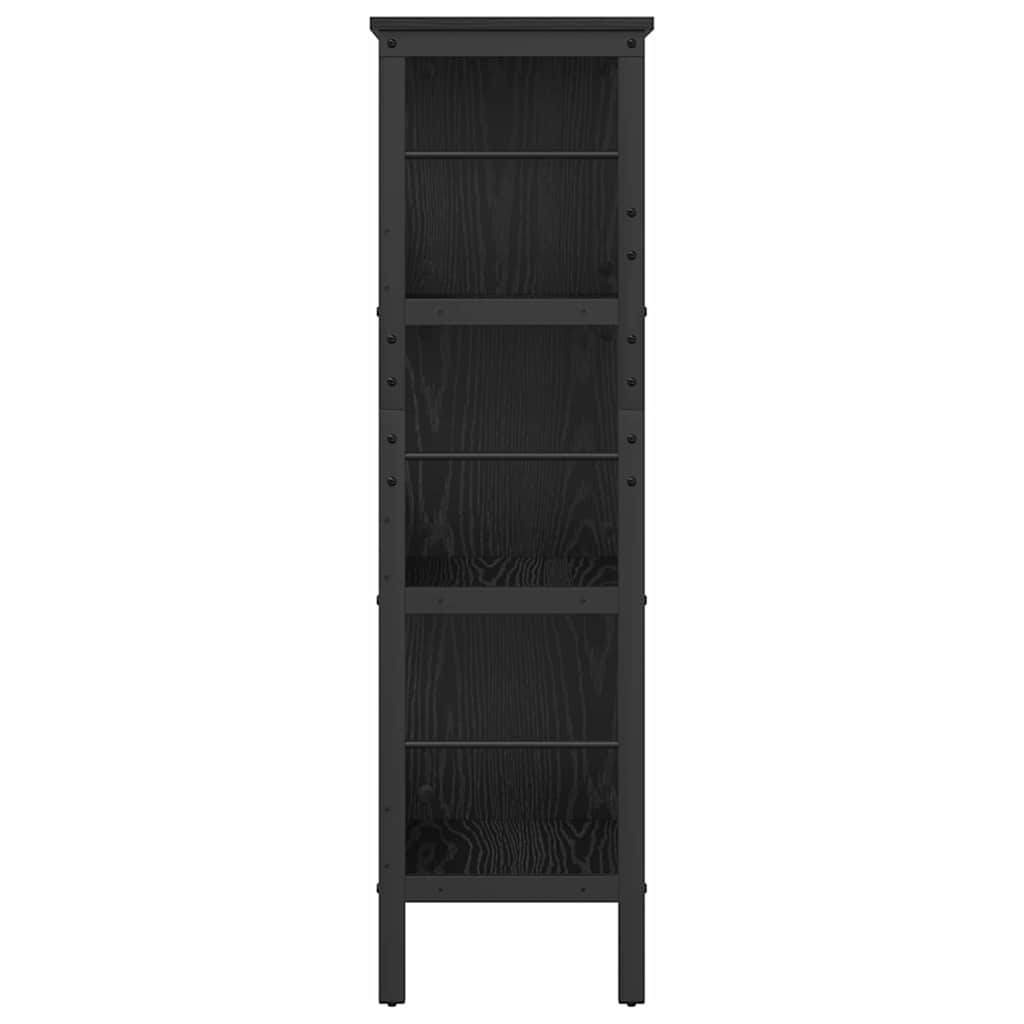Étagère Chêne noir 82 x 32 x 112 cm Bois d'ingénierie - XIOS