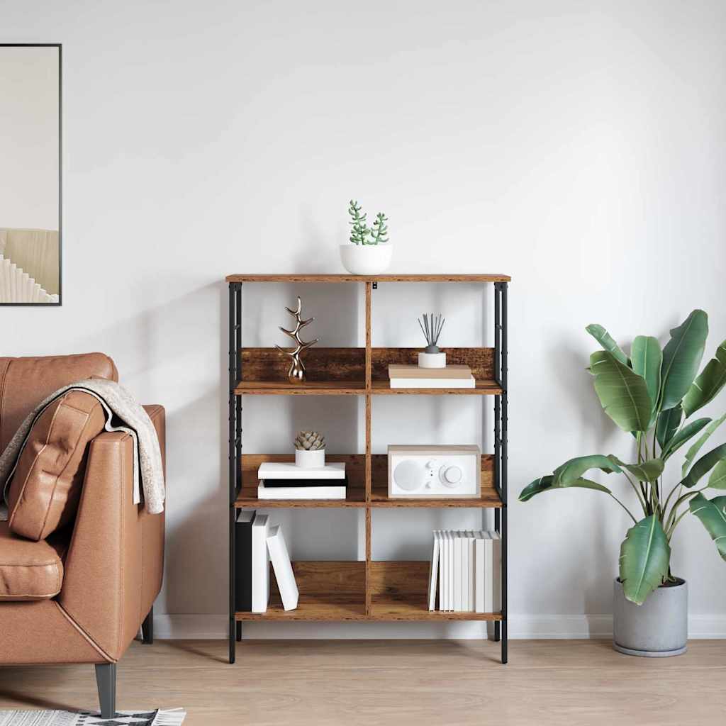 Étagère Bois Ancien 82 x 32 x 112 cm Bois d'ingénierie - XIOS