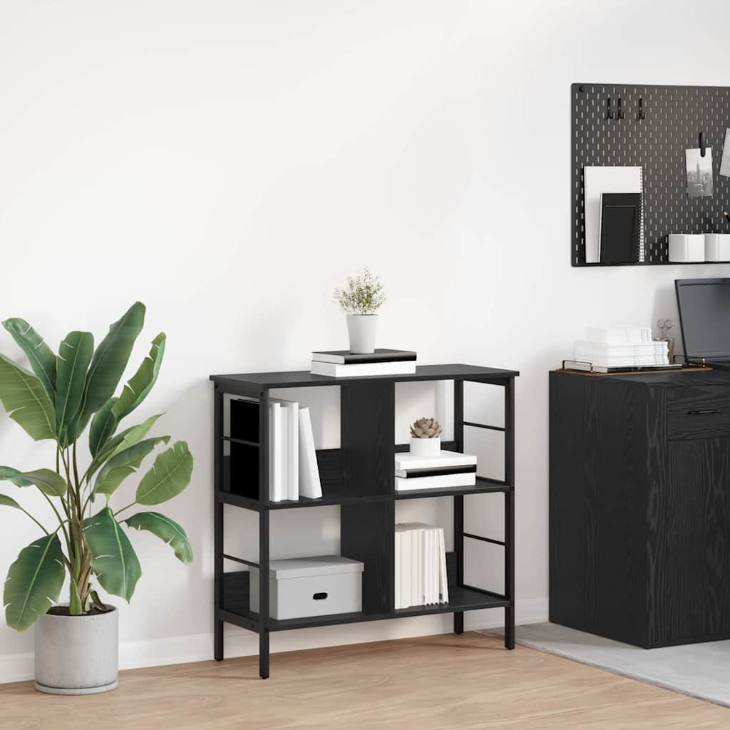 Étagère Chêne noir 82 x 32 x 79 cm Bois d'ingénierie - XIOS