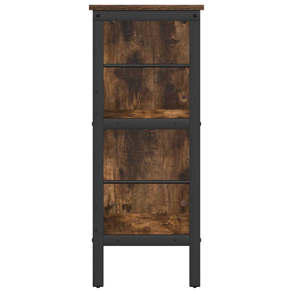 Étagère Chêne fumé 82 x 32 x 79 cm Bois d'ingénierie - XIOS
