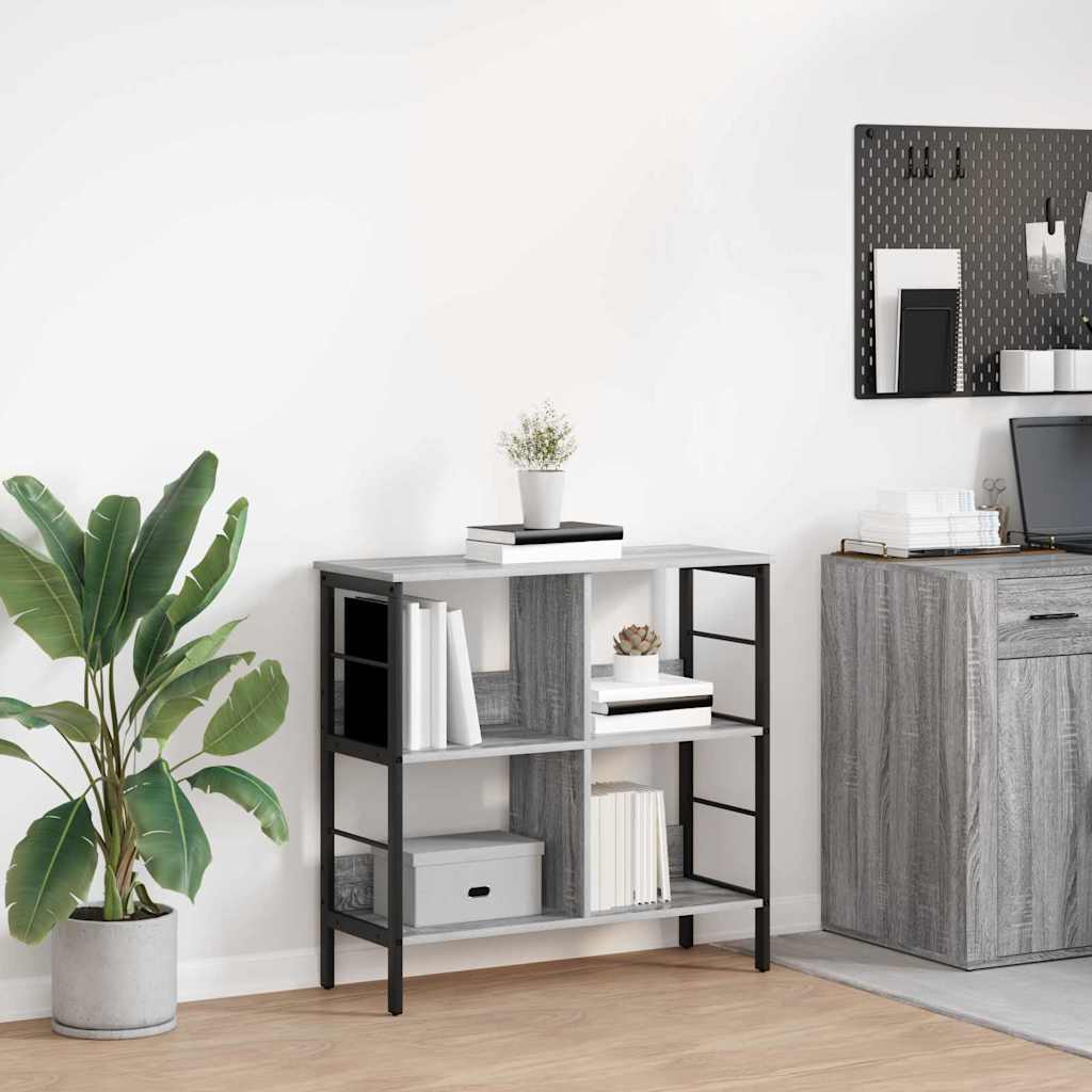 Étagère Gris Sonoma 82 x 32 x 79 cm Bois d'ingénierie - XIOS