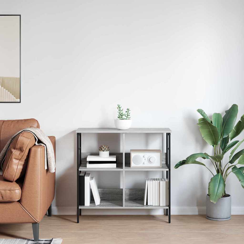Étagère Gris Sonoma 82 x 32 x 79 cm Bois d'ingénierie - XIOS