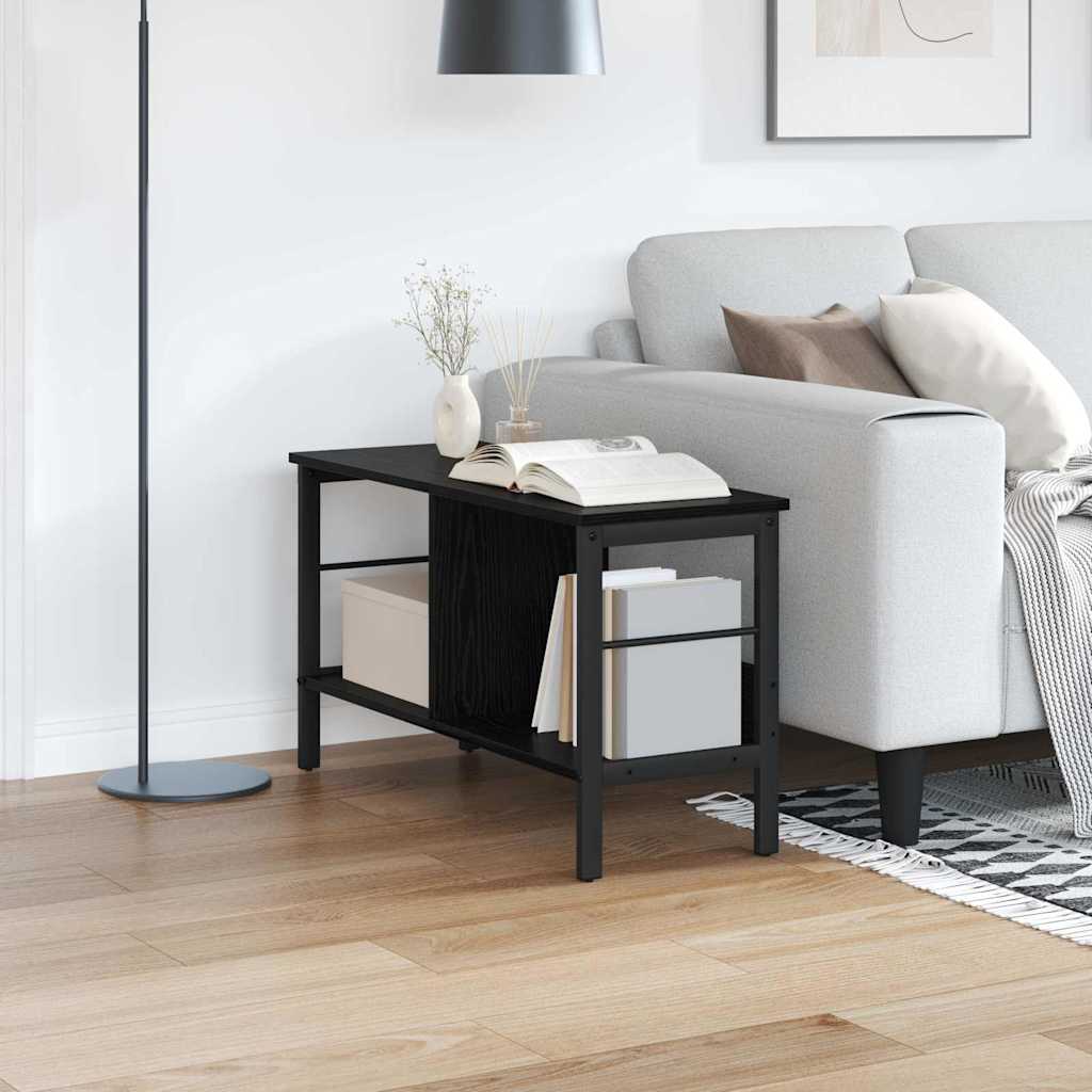 Étagère Chêne noir 82 x 32 x 47 cm Bois d'ingénierie - XIOS