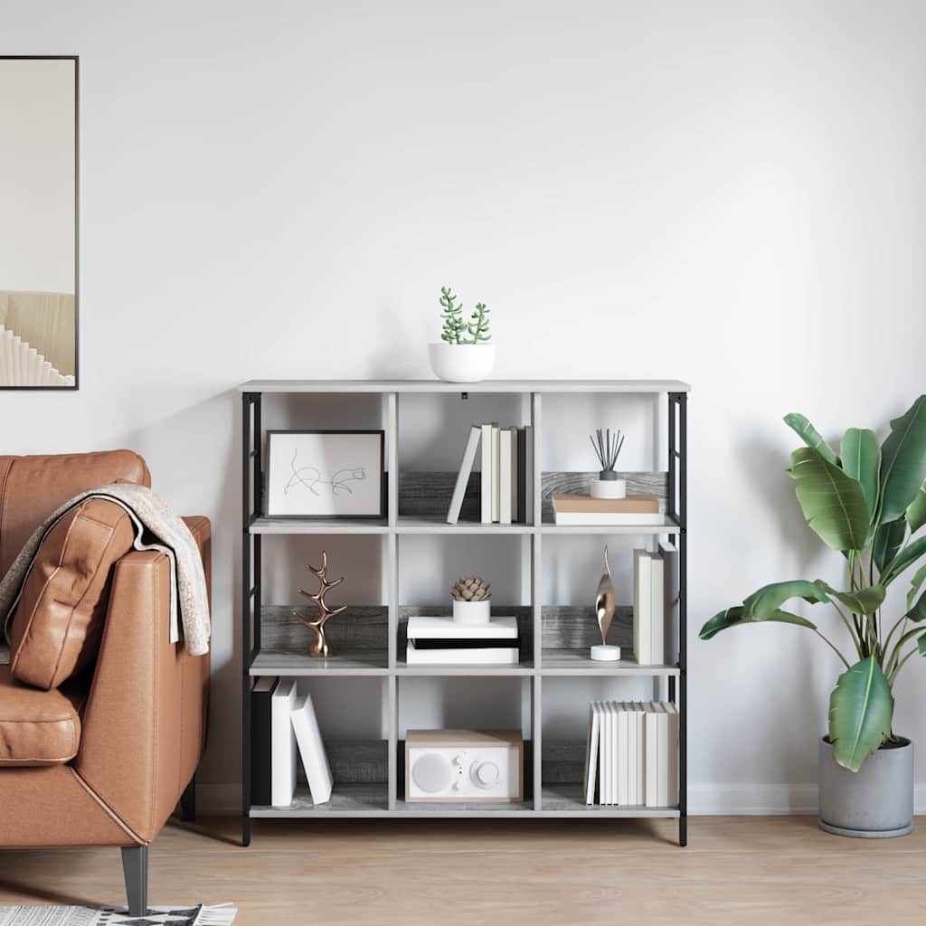 Étagère Gris Sonoma 102 x 32 x 104,5 cm Bois d'ingénierie - XIOS