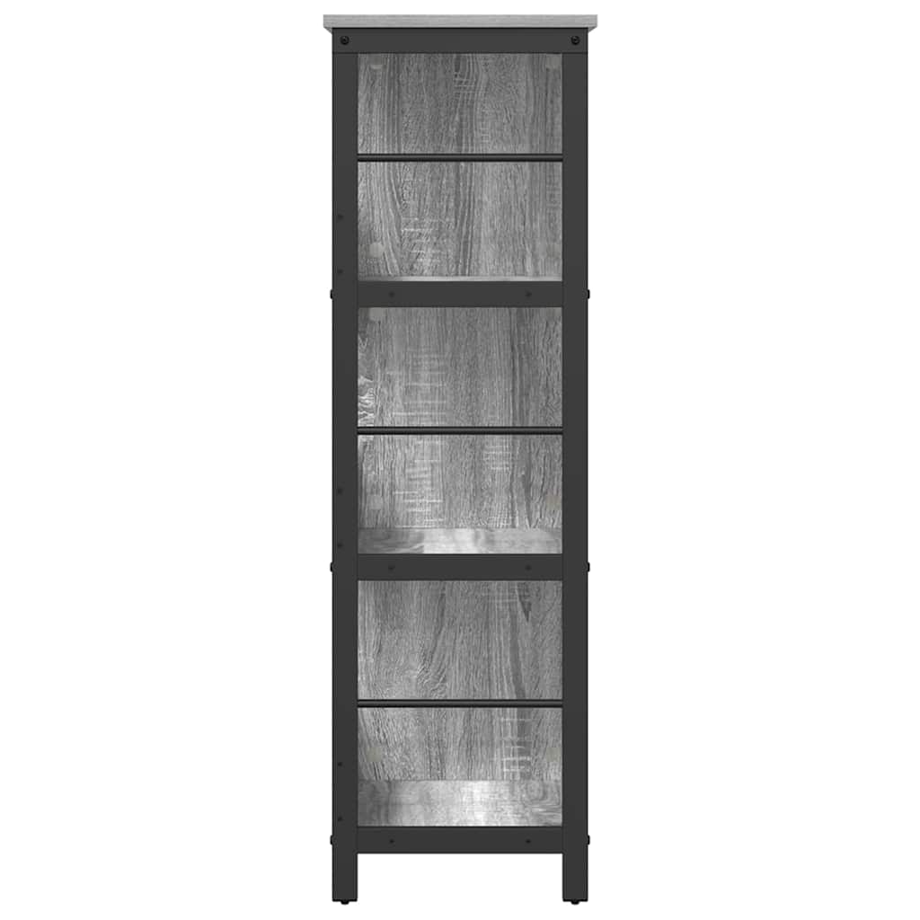 Étagère Gris Sonoma 102 x 32 x 104,5 cm Bois d'ingénierie - XIOS