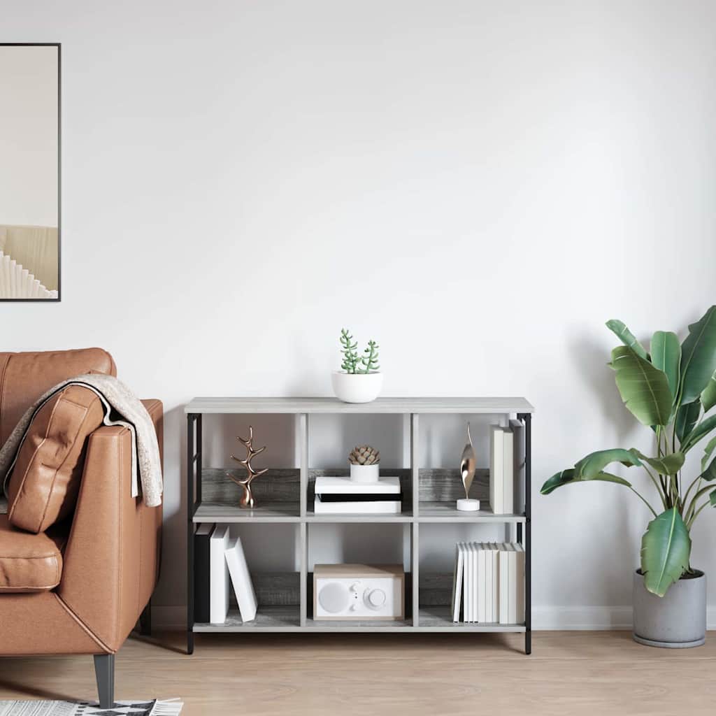 Étagère Gris Sonoma 102 x 32 x 72,5 cm Bois d'ingénierie - XIOS