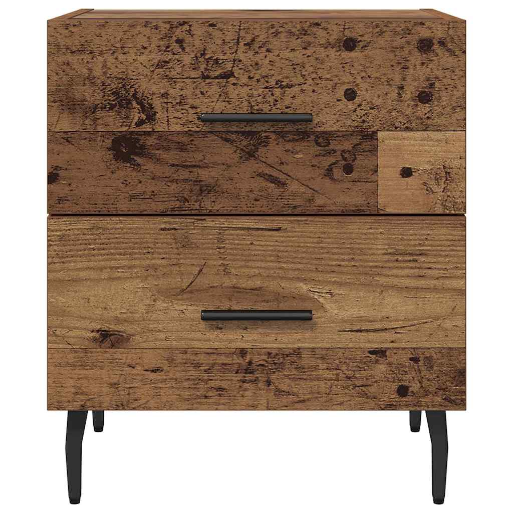 Cabinet de chevet 2 pcs Bois ancien 40 x 35 x 47.5 cm