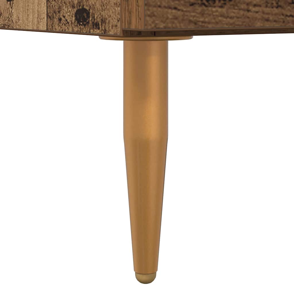 Table de chevet avec tiroir 2 pcs Bois ancien 40 x 35 x 47,5 cm - XIOS